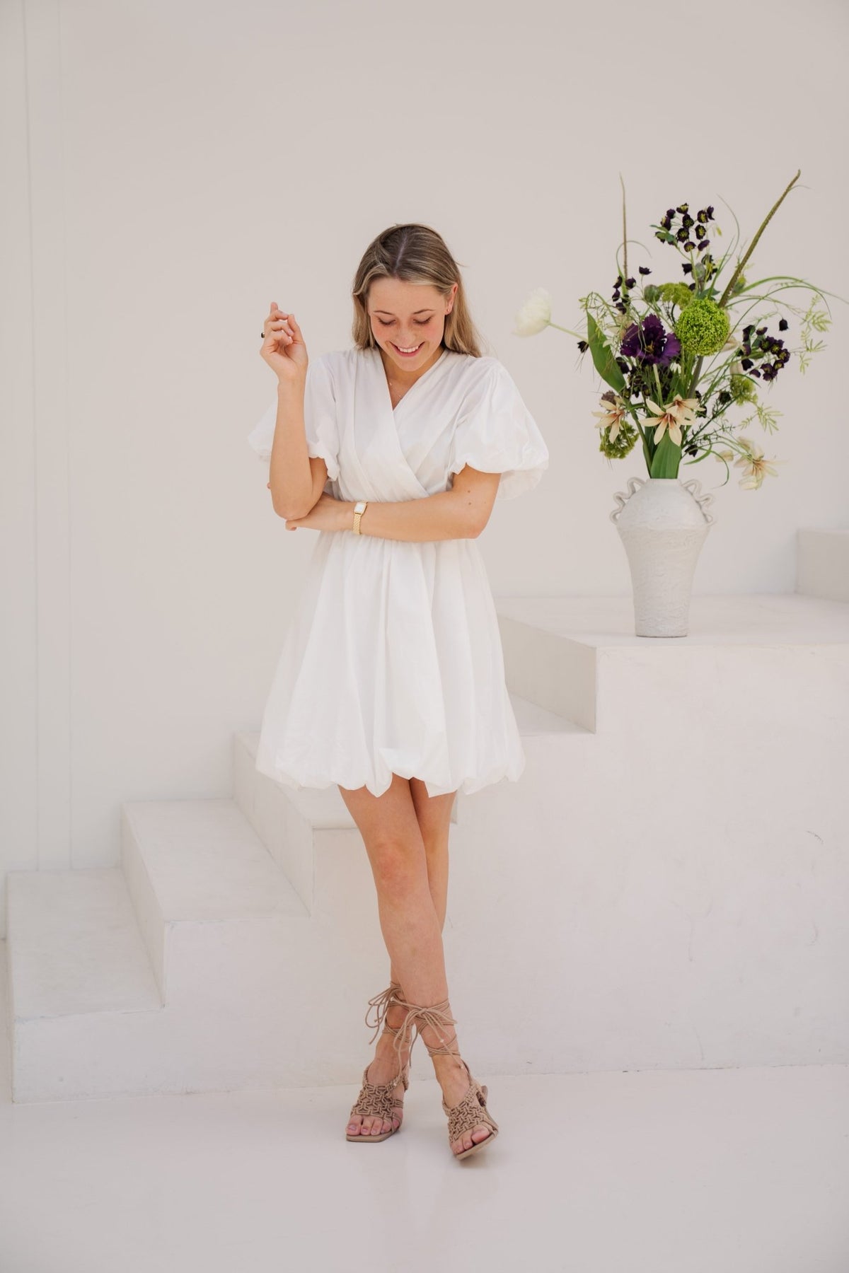 Molly jurkje wit - Bij Keesje - Bij Keesje - Jurk