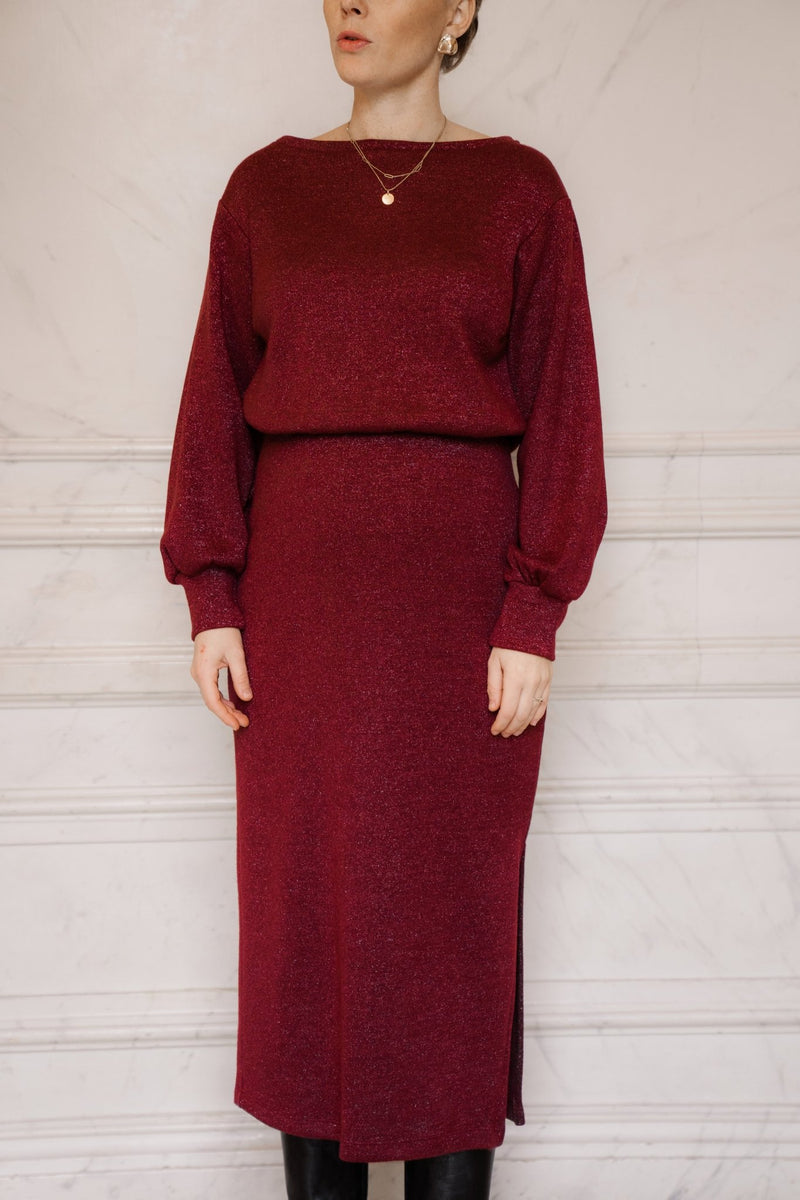 Montpellier dresses bordeaux - Bij Keesje - Amelie & Amelie