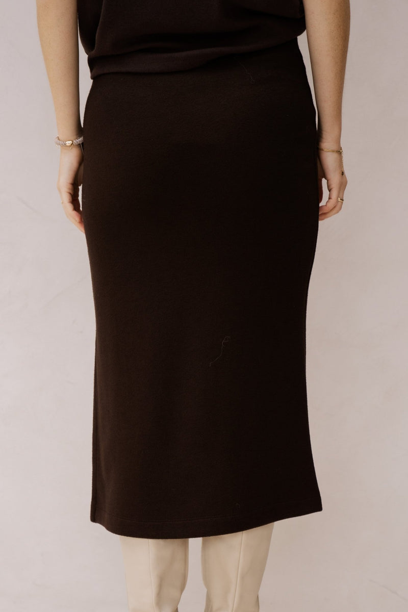 Monza skirt choco - Bij Keesje - Amelie & Amelie