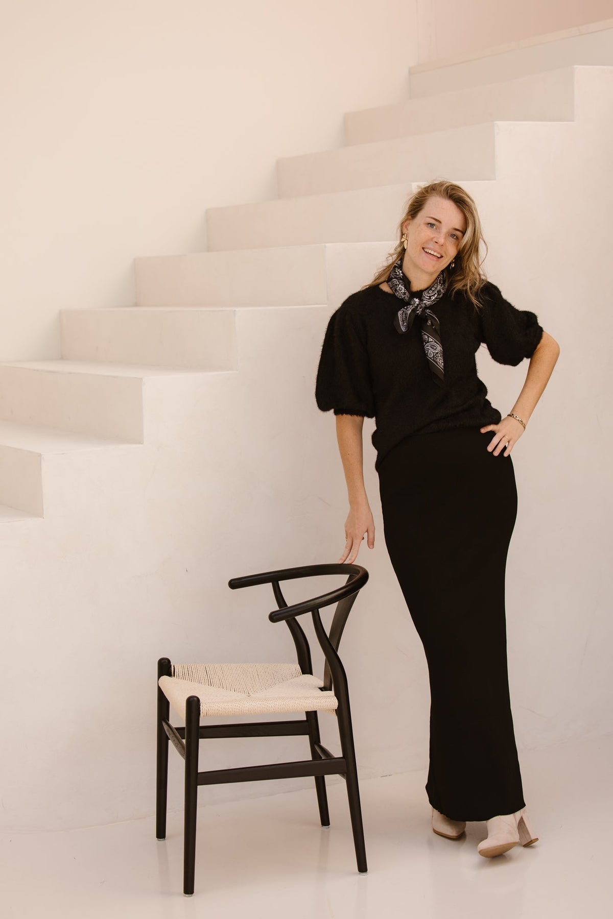 Moraine knit top black - Bij Keesje - FLURESK