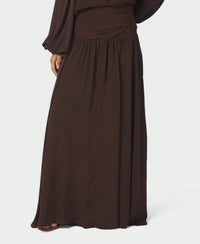 Morien Woven Maxi Skirt Dark Brown - Bij Keesje - Neo Noir - Rok
