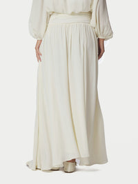 Morien Woven Maxi Skirt Off White - Bij Keesje - Neo Noir - Rok