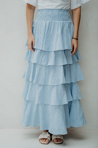 Morris Mini Stripe Skirt Light Blue - Bij Keesje - Neo Noir - rok