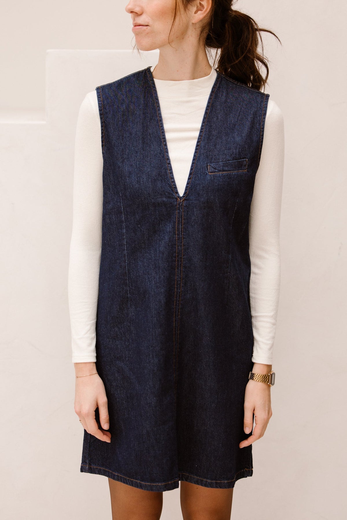 MSCHadna Alena SL - jurk denim - Bij Keesje - MSCH Copenhagen