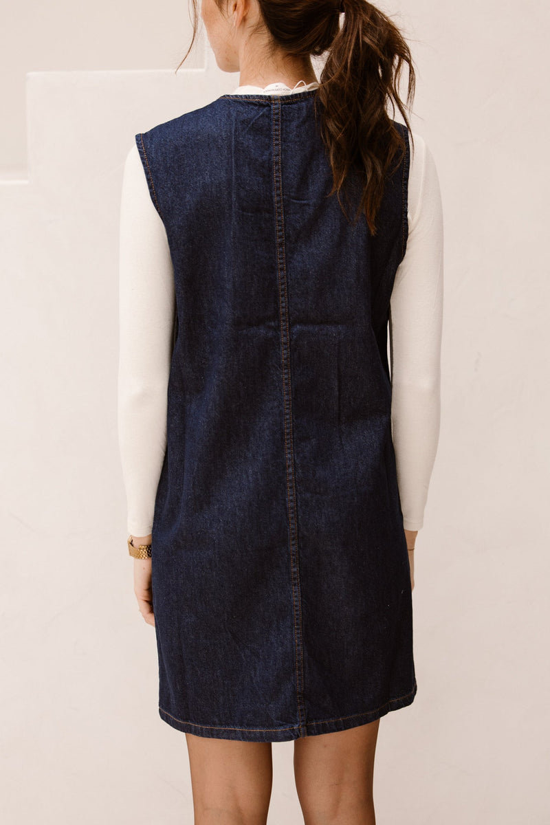 MSCHadna Alena SL - jurk denim - Bij Keesje - MSCH Copenhagen