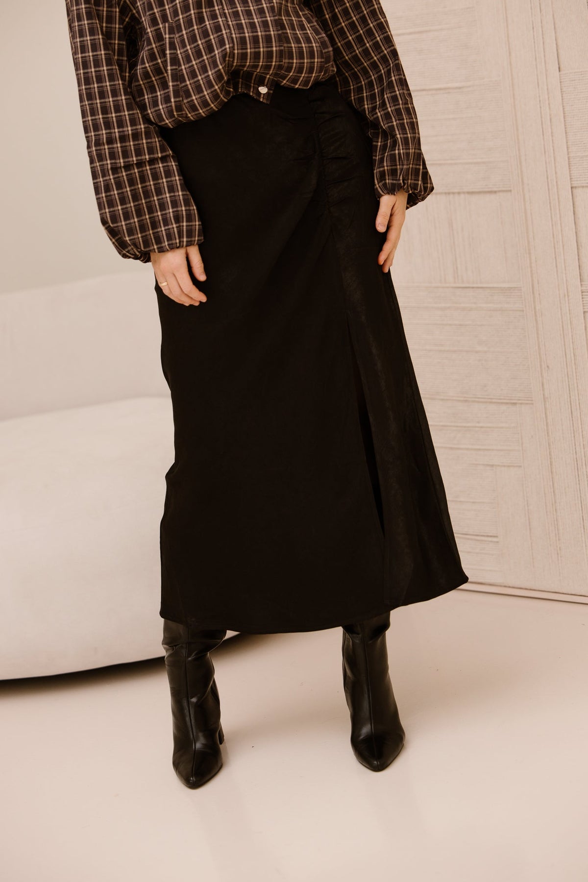 MSCHAila ullas skirt black - Bij Keesje - MSCH Copenhagen - Rok