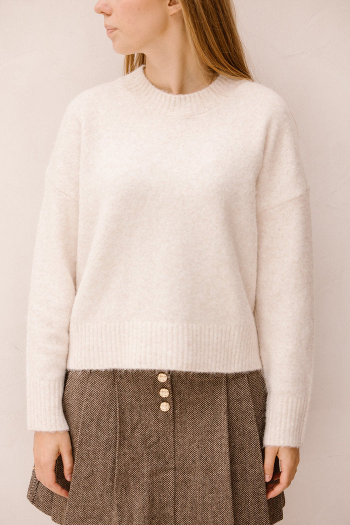 MSCHAnnamaja Alegeria pullover egret - Bij Keesje - MSCH Copenhagen