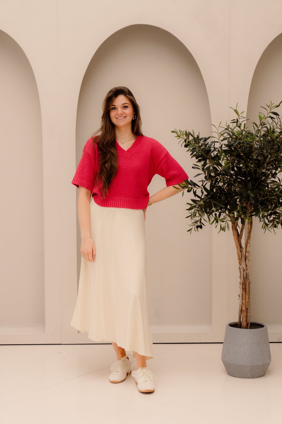 MSCHBethanie Ullas Skirt bleached sand - Bij Keesje - MSCH Copenhagen - rok