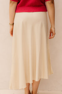 MSCHBethanie Ullas Skirt bleached sand - Bij Keesje - MSCH Copenhagen - rok