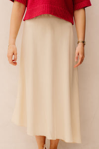 MSCHBethanie Ullas Skirt bleached sand - Bij Keesje - MSCH Copenhagen - rok