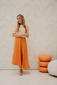 MSCHBethanie Ullas Skirt Caramel - Bij Keesje - MSCH Copenhagen - Rokken