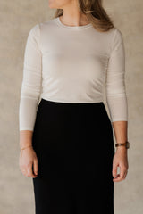 MSCHBetrina LS top Bright White