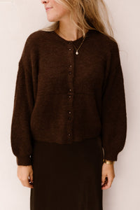 MSCHBondie Hope cardigan - Hot fudge - Bij Keesje - MSCH Copenhagen - vest