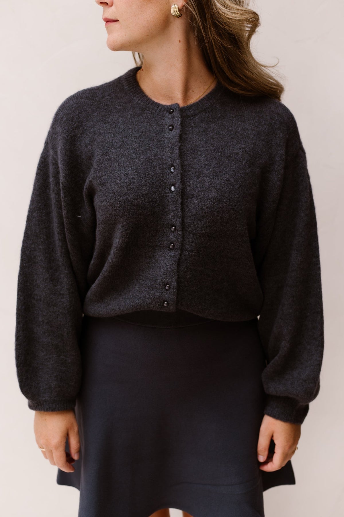 MSCHBondie Hope cardigan - India ink mel - Bij Keesje - MSCH Copenhagen - vest