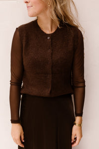 MSCHBondie Hope vest - Hot fudge - Bij Keesje - MSCH Copenhagen - vest