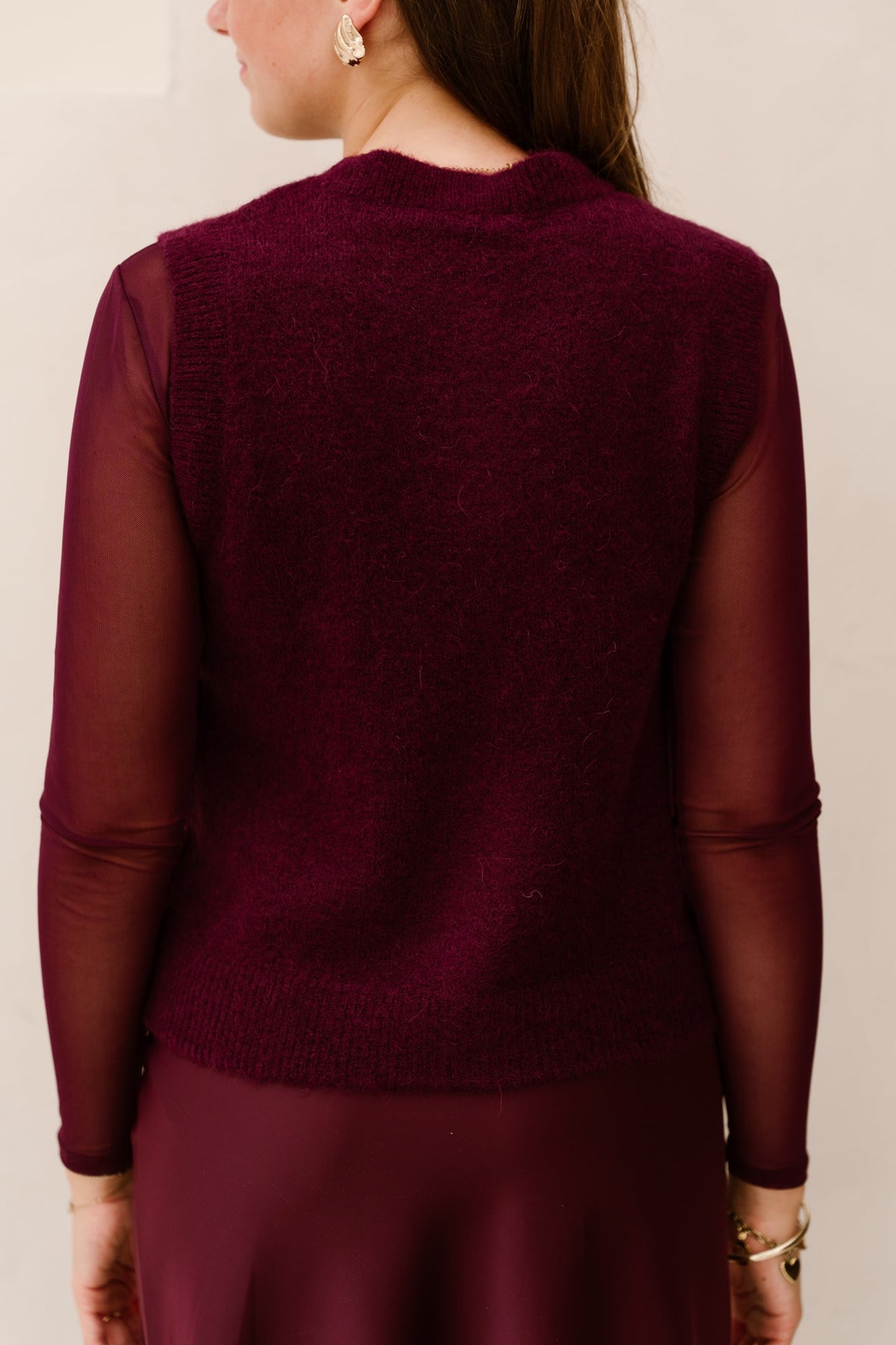 MSCHBondie Hope Vest Potent Purple - Bij Keesje - MSCH Copenhagen - Trui