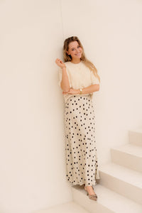 MSCHClarette Irida Skirt Peyote Dot - Bij Keesje - MSCH Copenhagen - rok