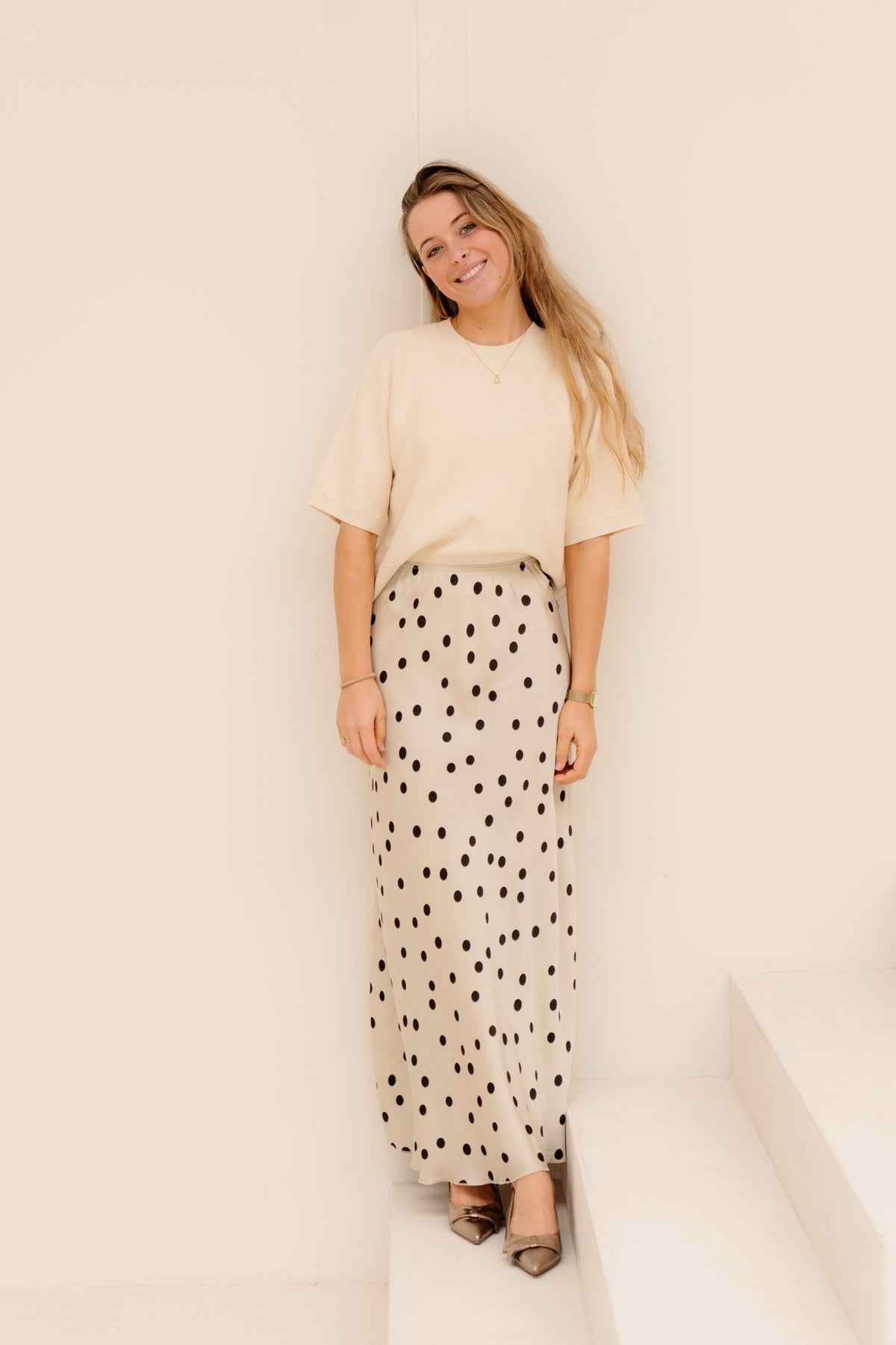 MSCHClarette Irida Skirt Peyote Dot - Bij Keesje - MSCH Copenhagen - rok