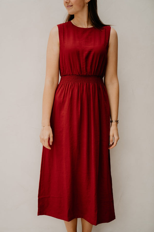 MSCHDaria Sl Dress Rhubarb Melange - Bij Keesje - MSCH Copenhagen - Jurk