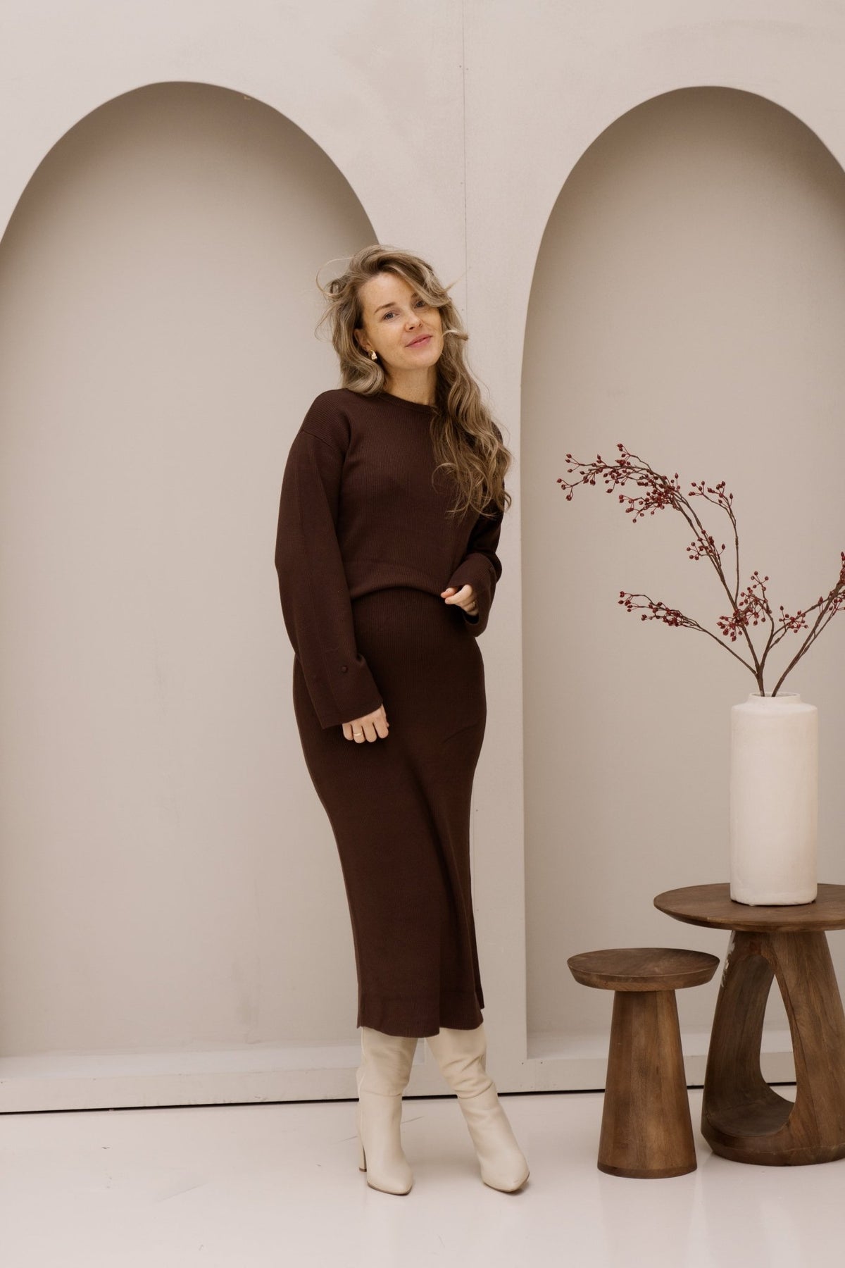 MSCHElfrida Pullover Hot Fudge - Bij Keesje - MSCH Copenhagen