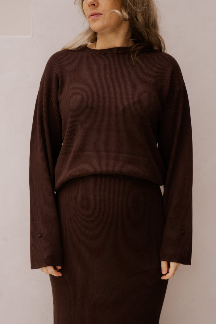 MSCHElfrida Pullover Hot Fudge - Bij Keesje - MSCH Copenhagen