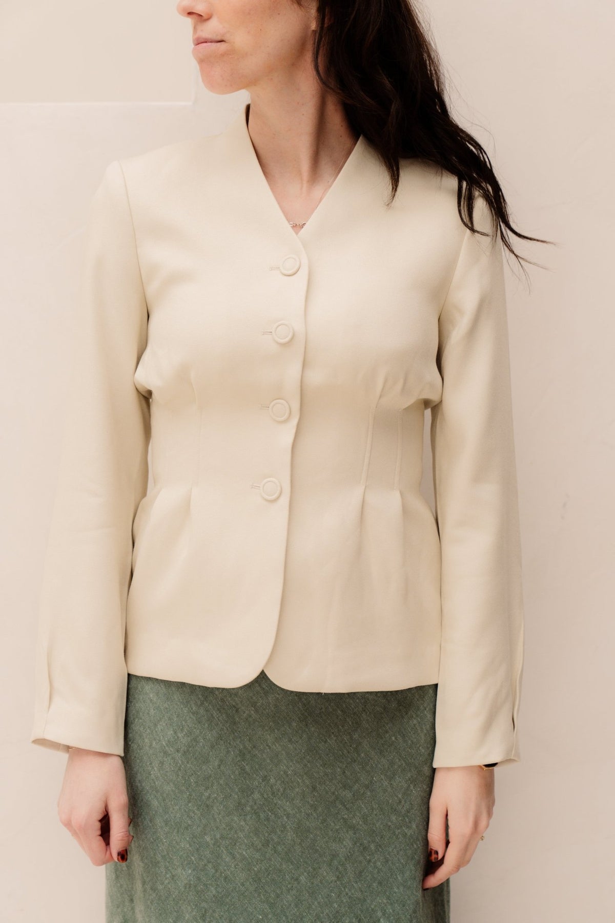 MSCHEsteriane Blazer Oatmeal melange - Bij Keesje - MSCH Copenhagen - blazer