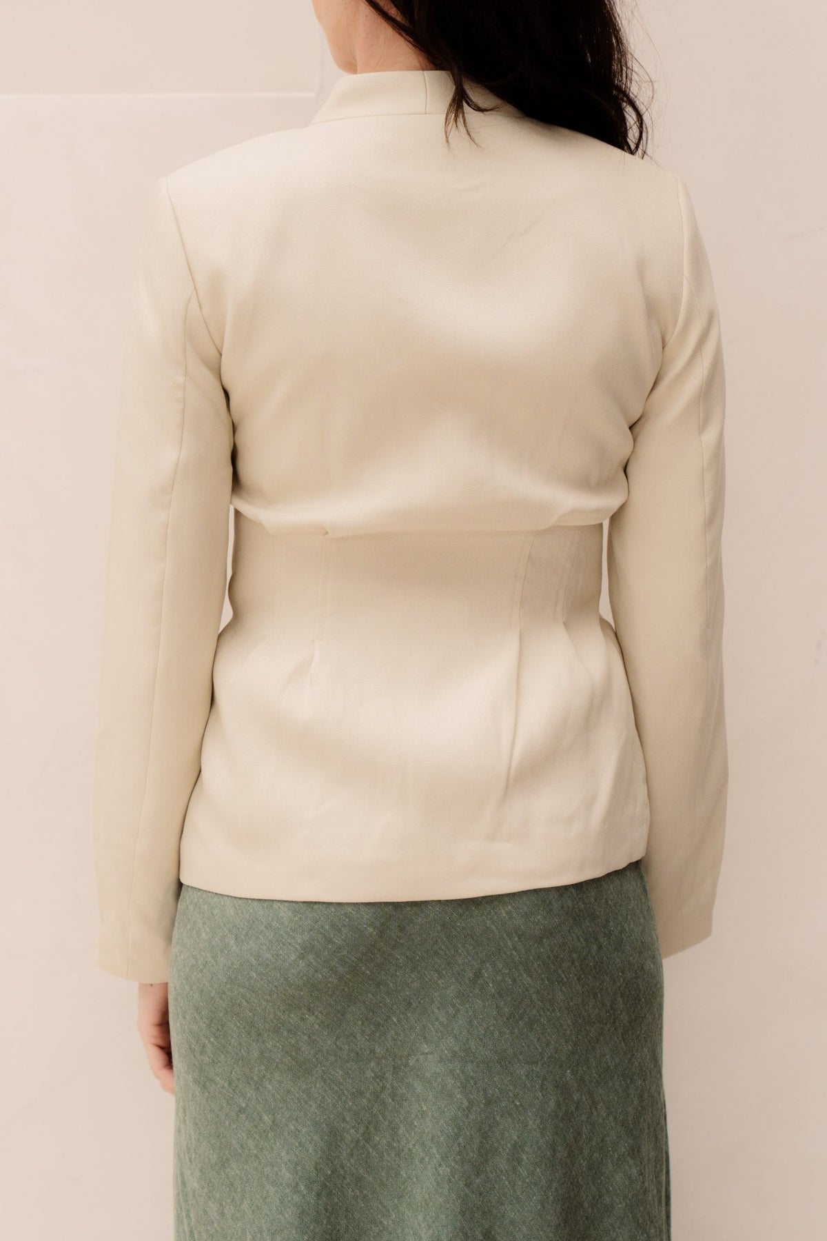 MSCHEsteriane Blazer Oatmeal melange - Bij Keesje - MSCH Copenhagen - blazer