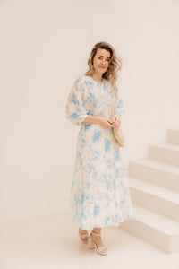 MSCHEvangelia HW Skirt Blue Flower - Bij Keesje - Bij Keesje - Rok