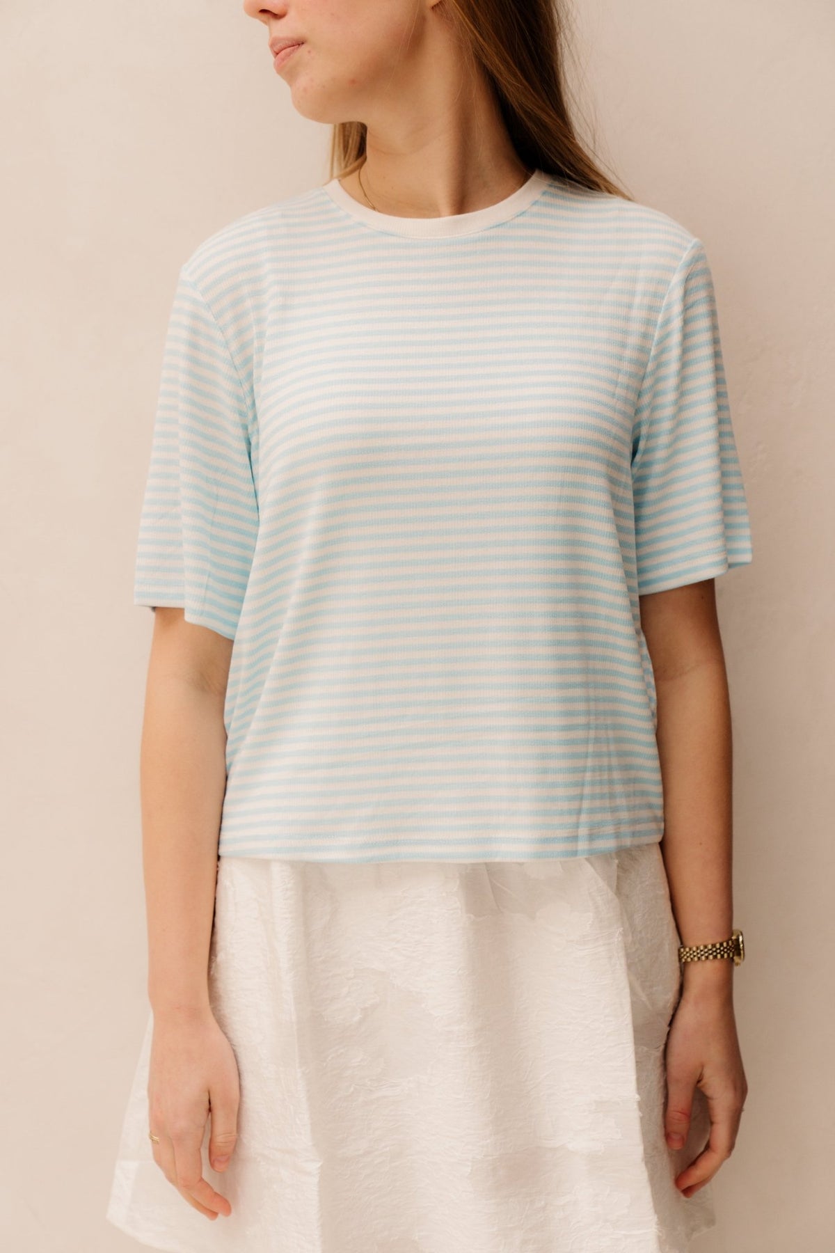 MSCHJana Tee Egret/summer - Bij Keesje - MSCH Copenhagen - shirt