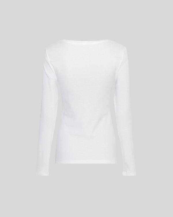 MSCHJeanie Rasmia Top Bright White - Bij Keesje - MSCH Copenhagen - top