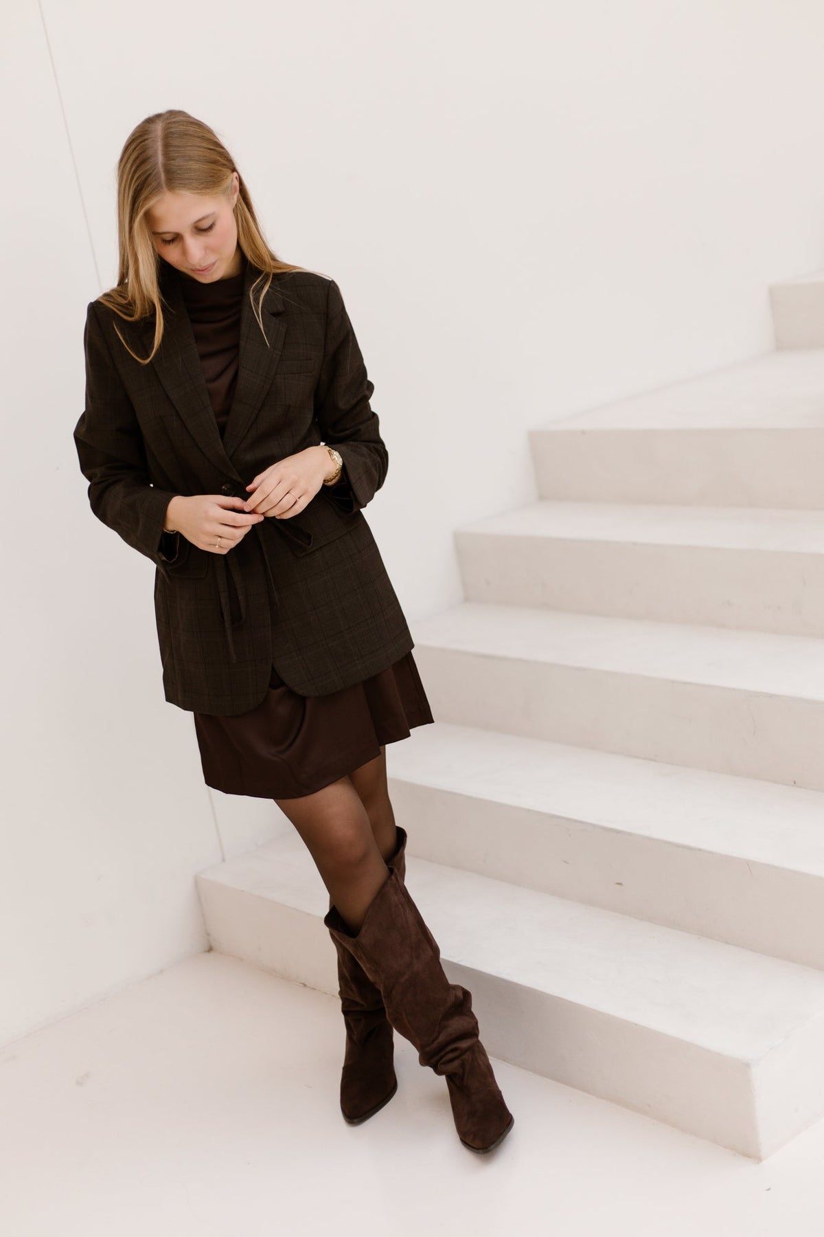 MSCHJohna Blazer Dark Brown - Bij Keesje - MSCH Copenhagen - Blazer