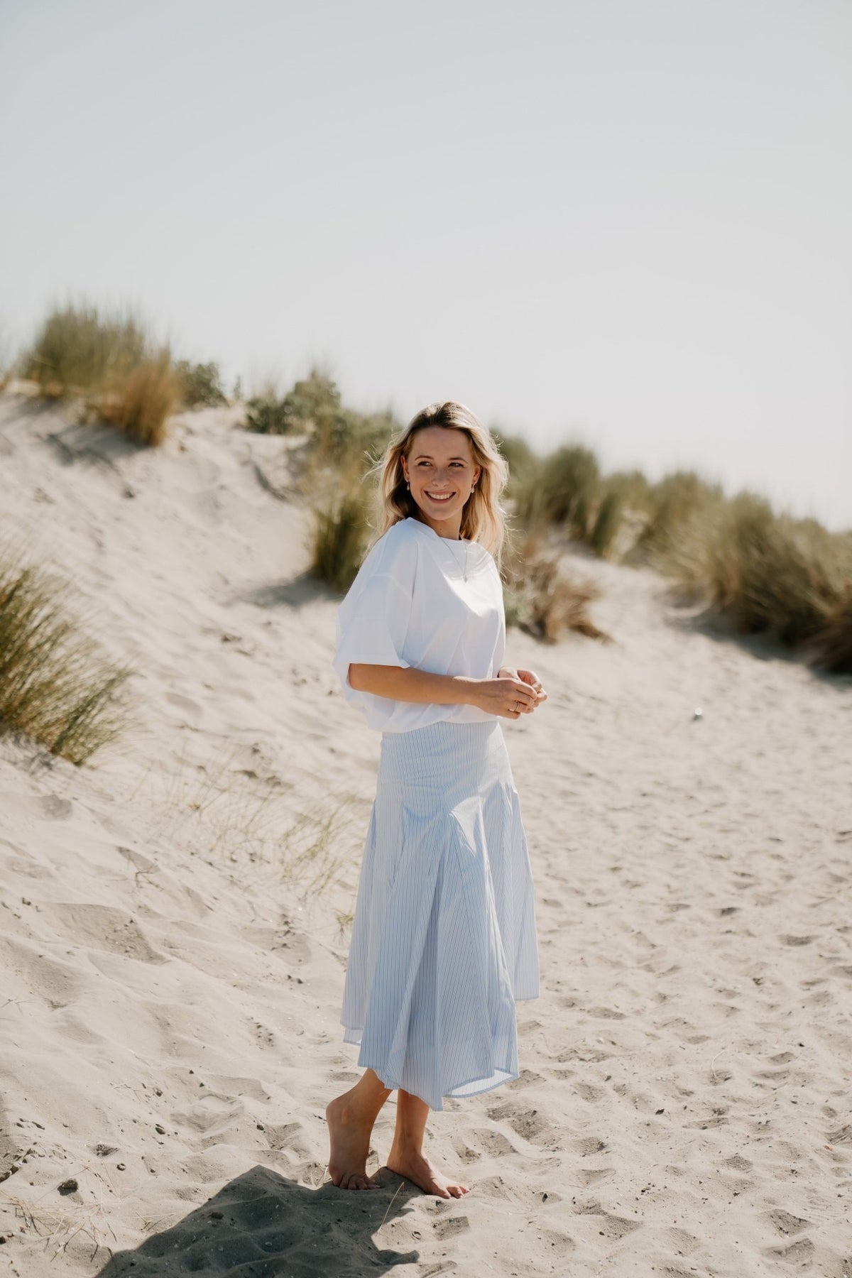 MSCHKinsey Melea Tee Bright White - Bij Keesje - MSCH Copenhagen - Top