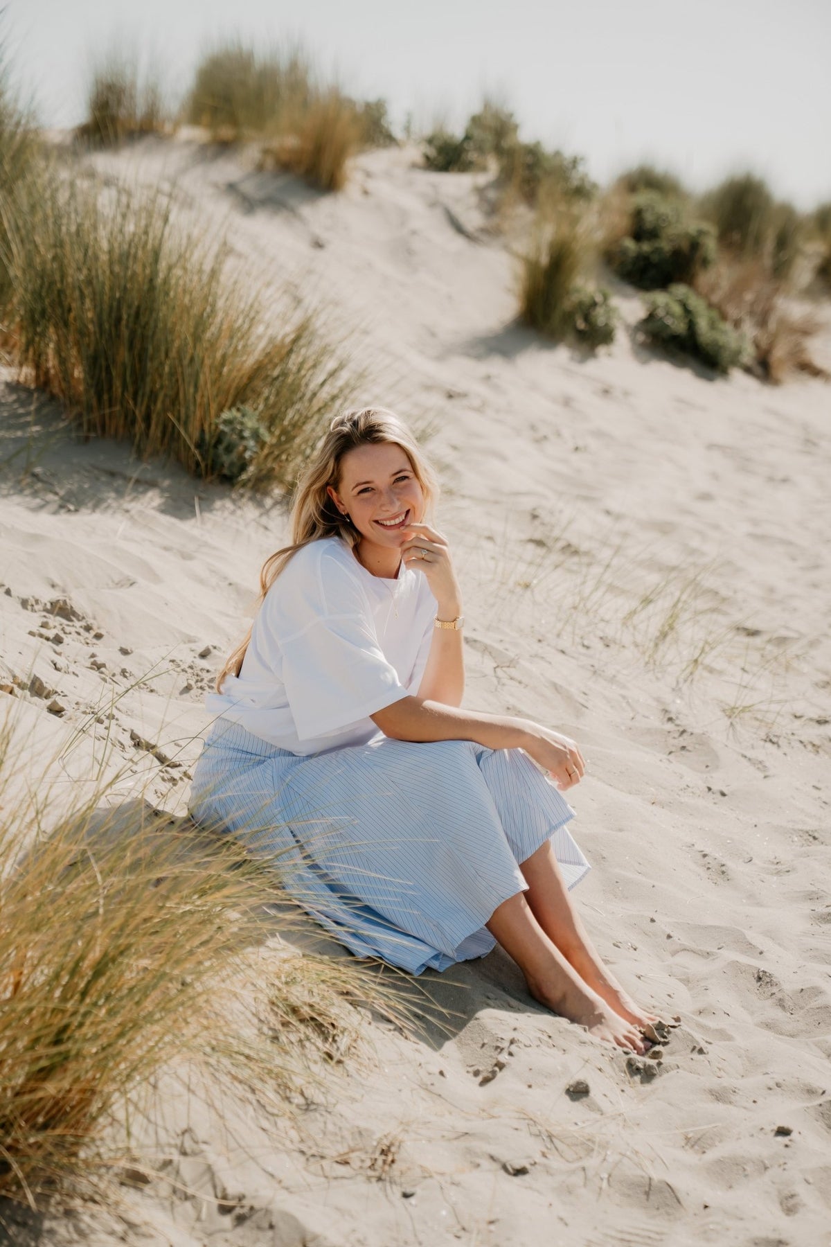 MSCHKinsey Melea Tee Bright White - Bij Keesje - MSCH Copenhagen - Top