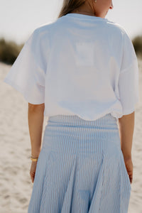 MSCHKinsey Melea Tee Bright White - Bij Keesje - MSCH Copenhagen - Top