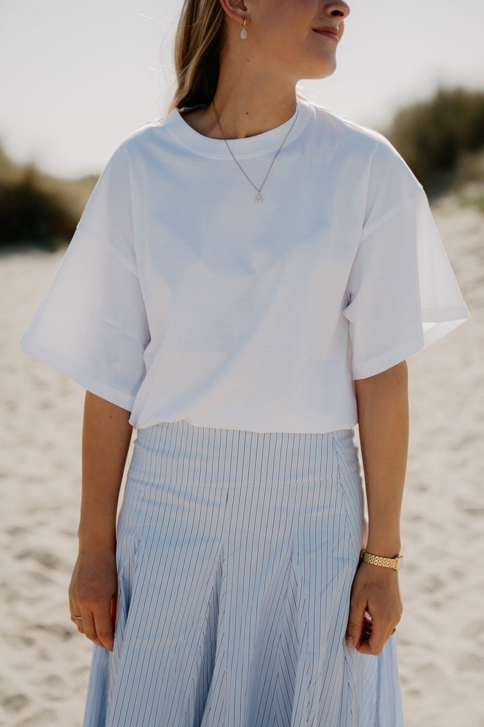 MSCHKinsey Melea Tee Bright White - Bij Keesje - MSCH Copenhagen - Top