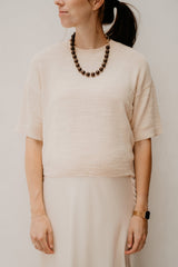 MschLauralynn 2/4 Pullover Bleached Sand