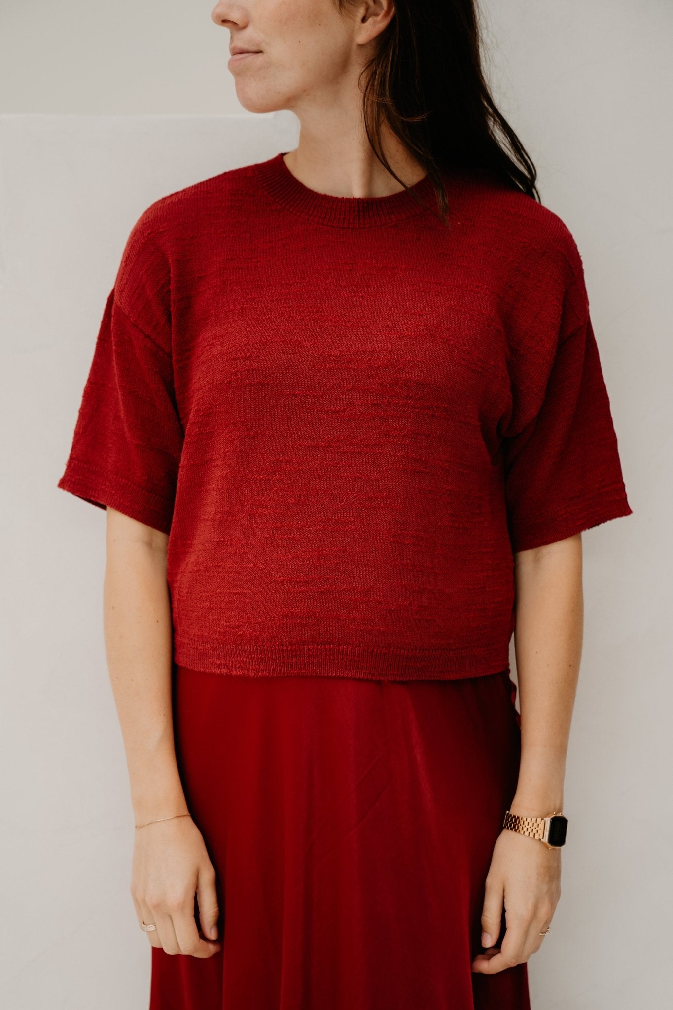 MschLauralynn 2/4 Pullover Rhubarb - Bij Keesje - MSCH Copenhagen - top