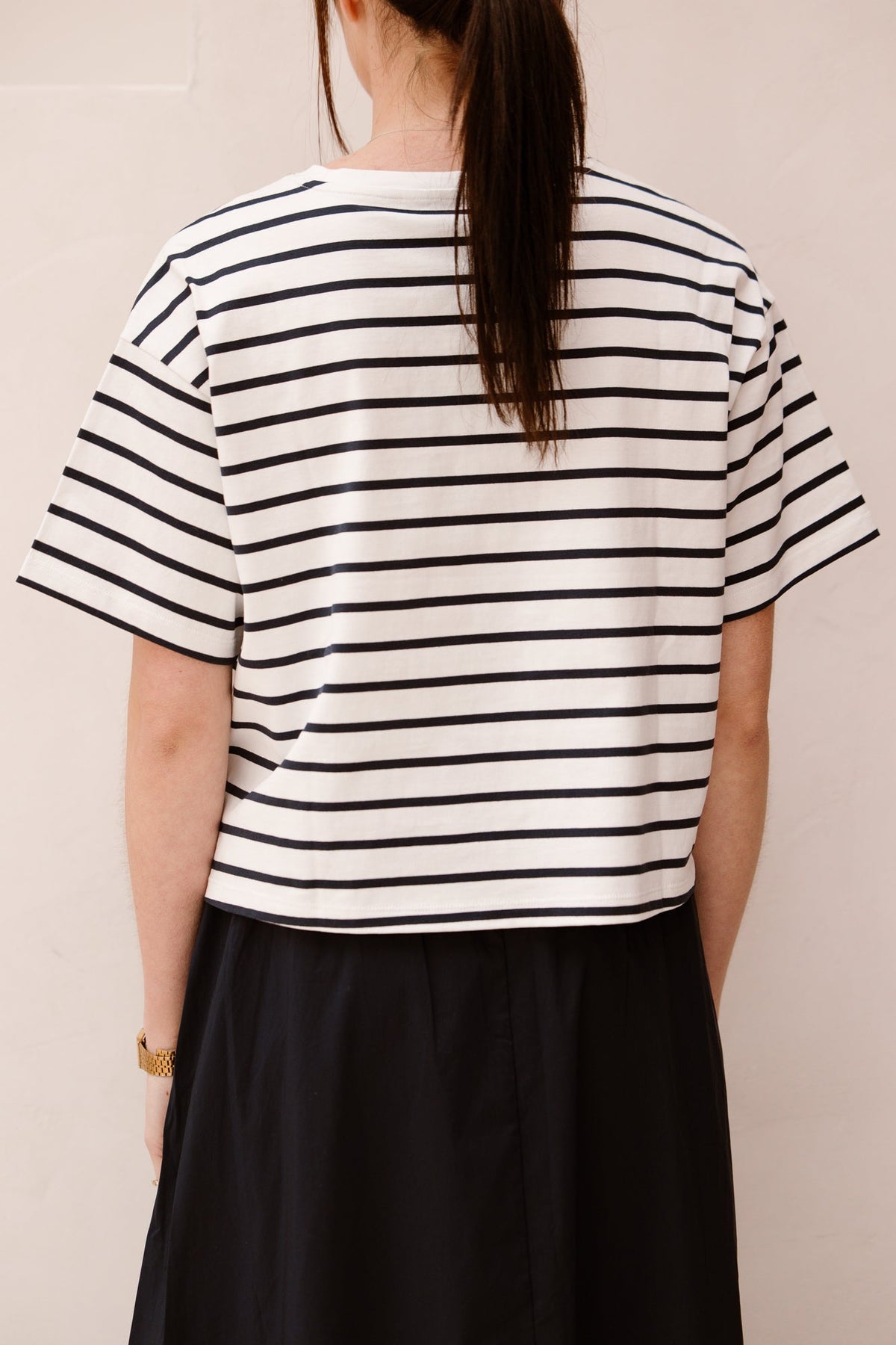 MSCHLeana Tee Egret/sky cap - Bij Keesje - MSCH Copenhagen - top