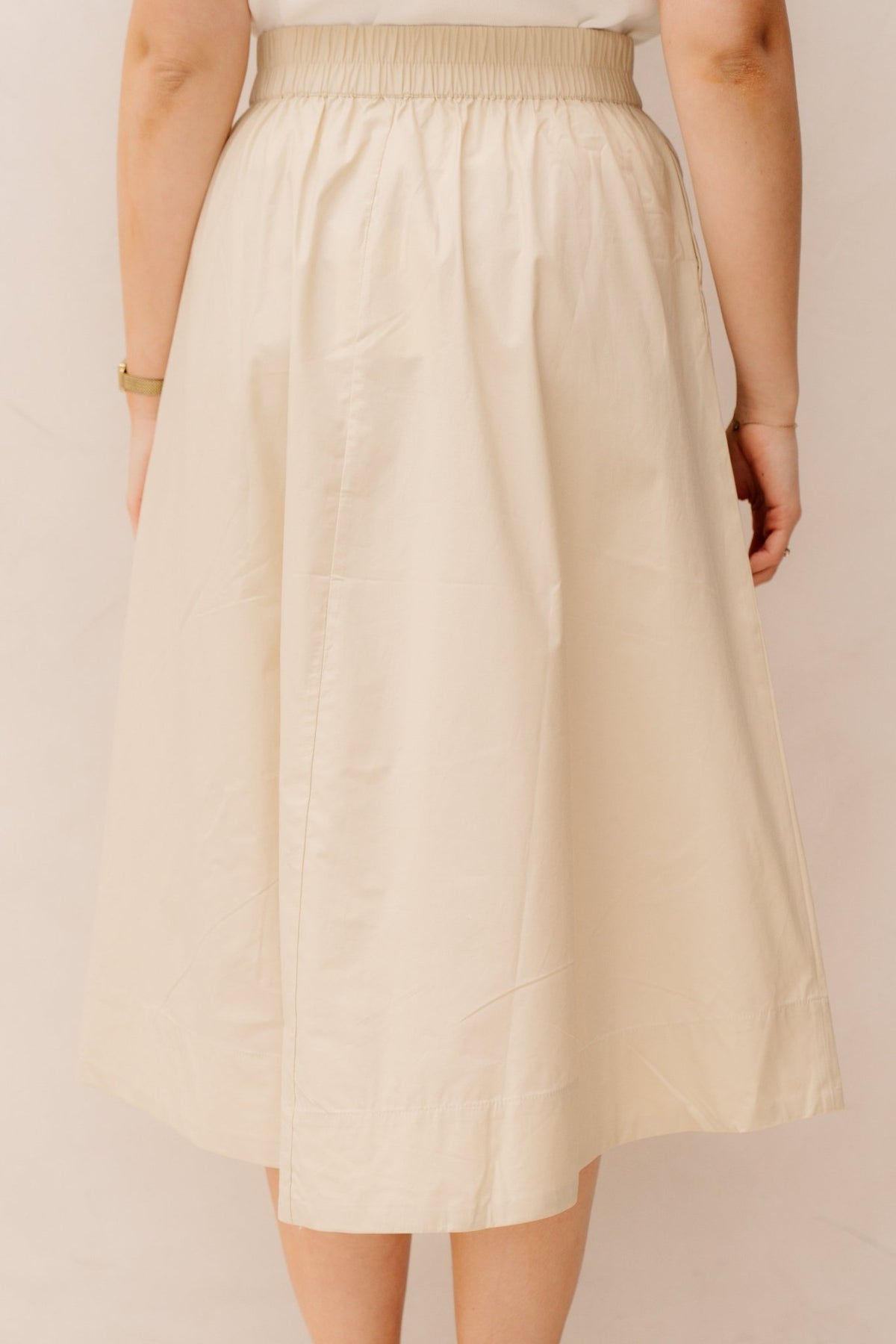 MSCHLenna Skirt Bleached Sand - Bij Keesje - MSCH Copenhagen - rok