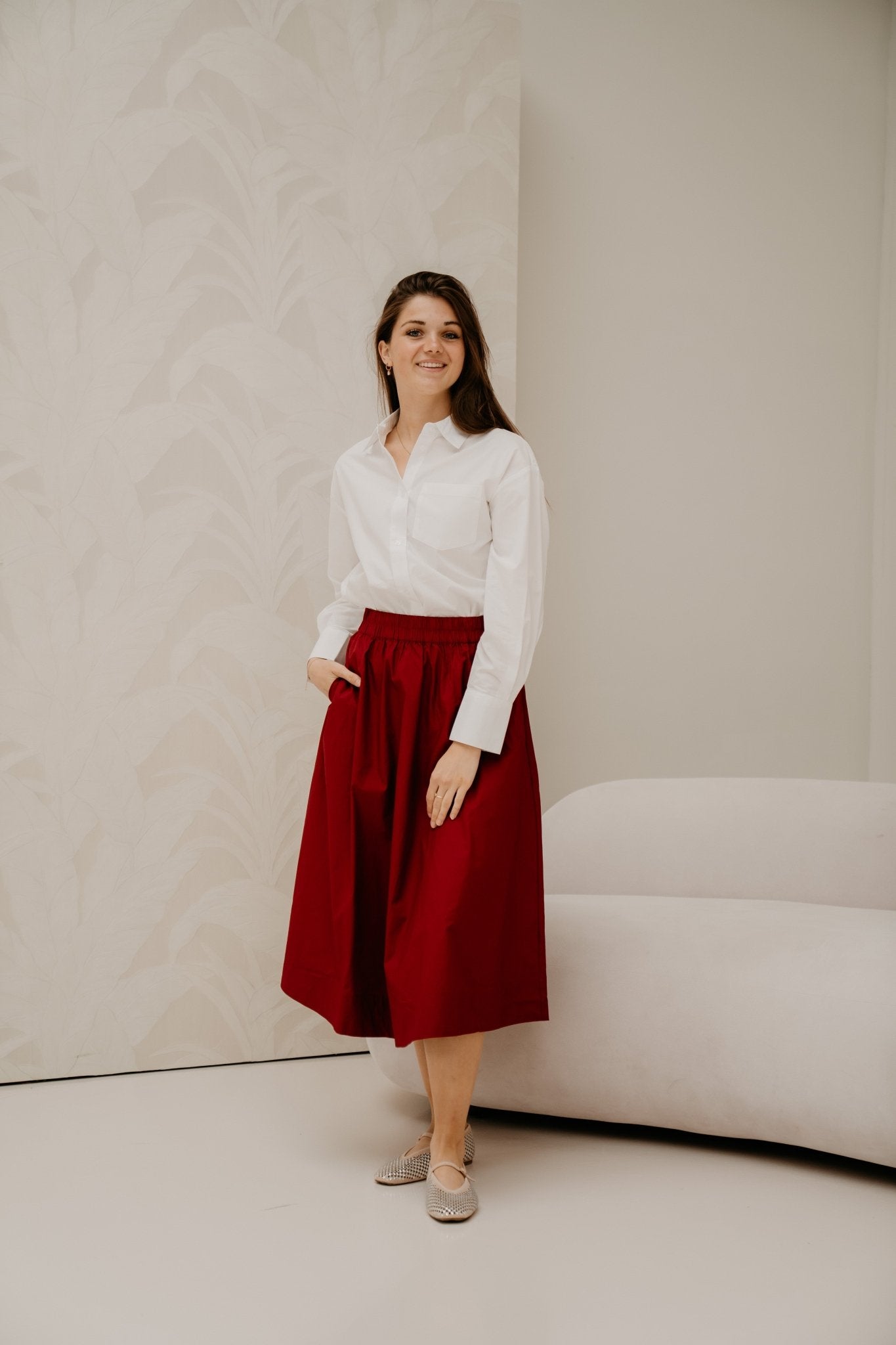 MSCHLenna Skirt Rhubarb - Bij Keesje - MSCH Copenhagen - Rok