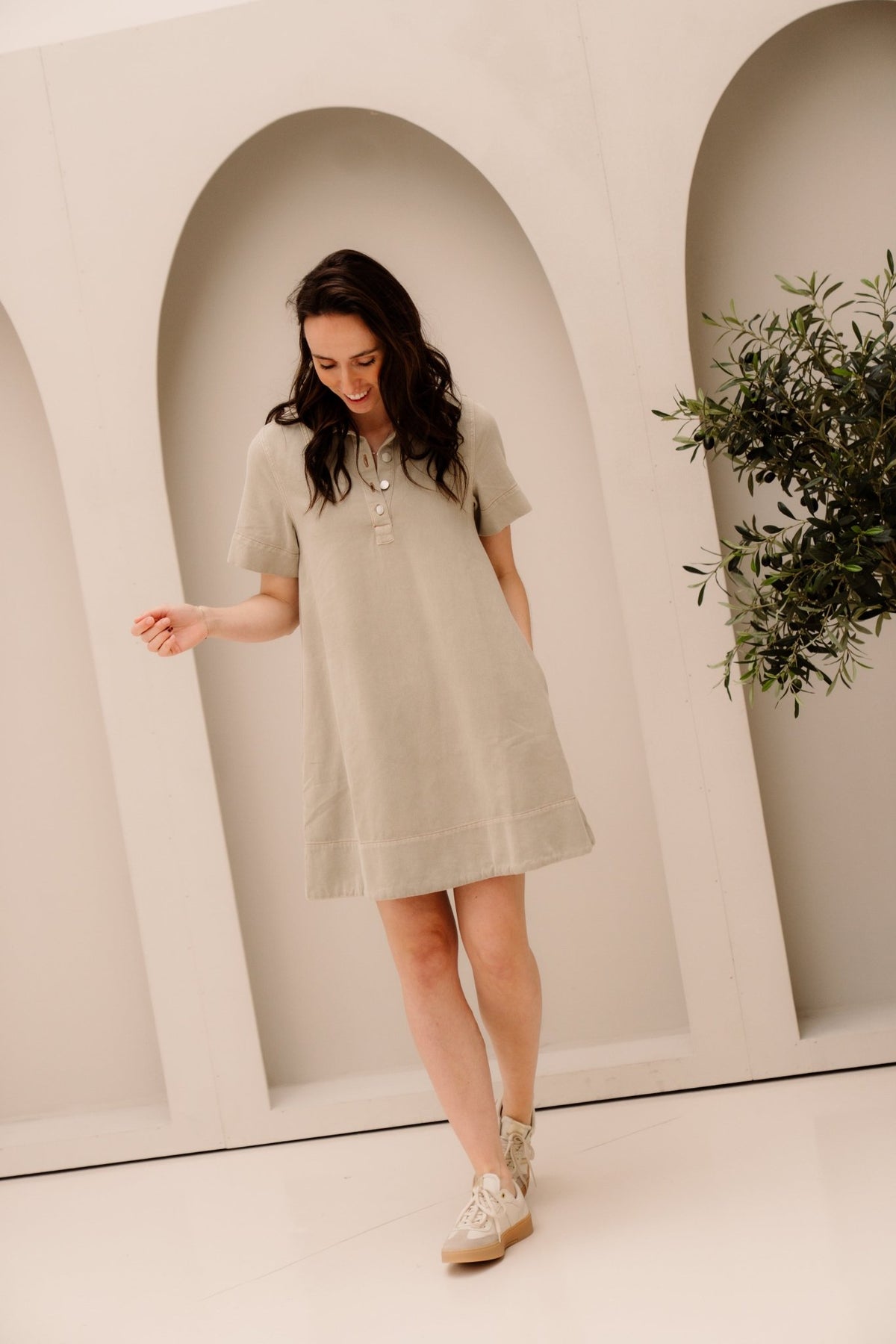 Mschlio 2 - 4 dress sand wash - Bij Keesje - MSCH Copenhagen - Jurk
