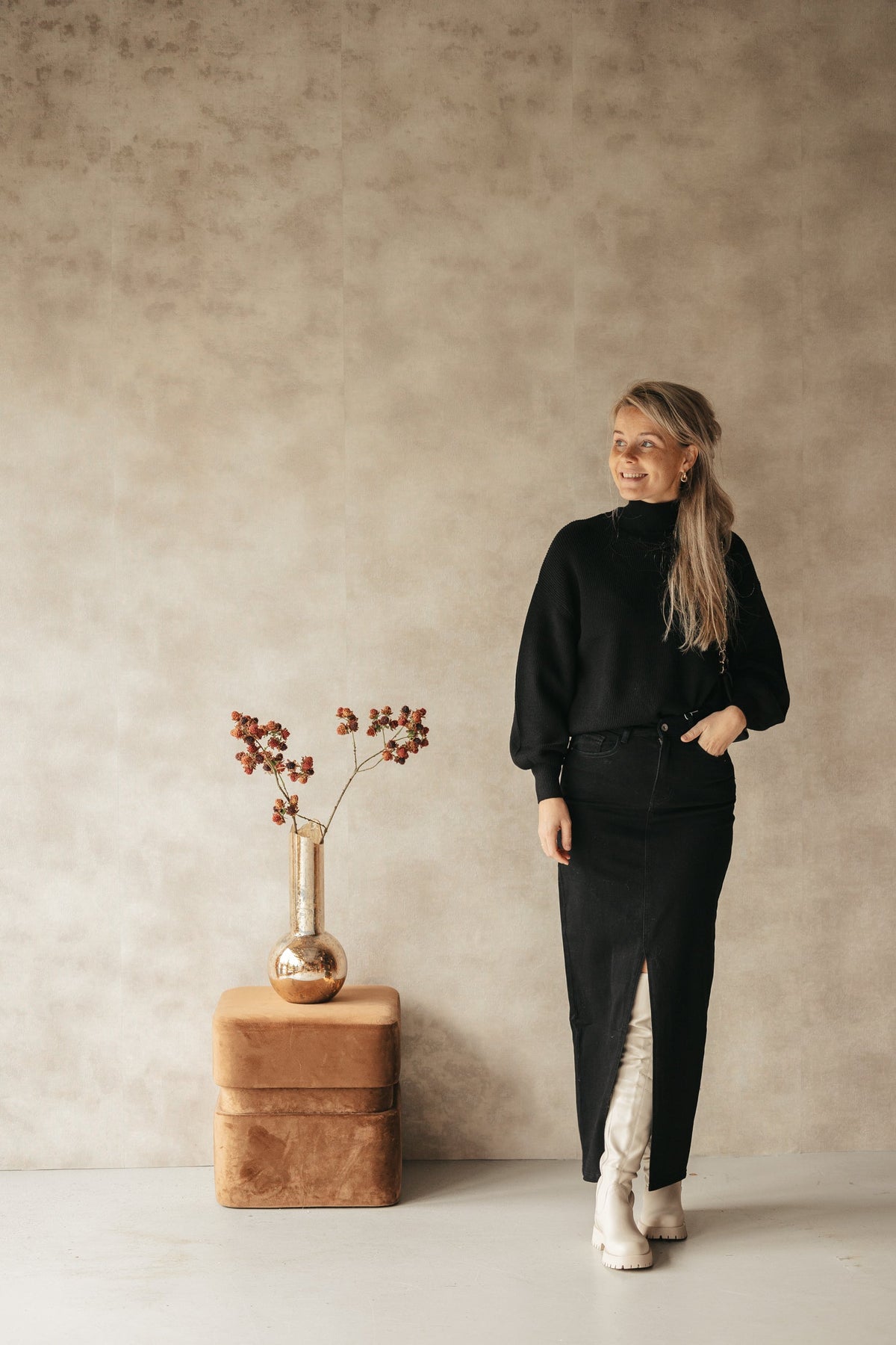 MSCHMagnea Rachelle pullover black - Bij Keesje