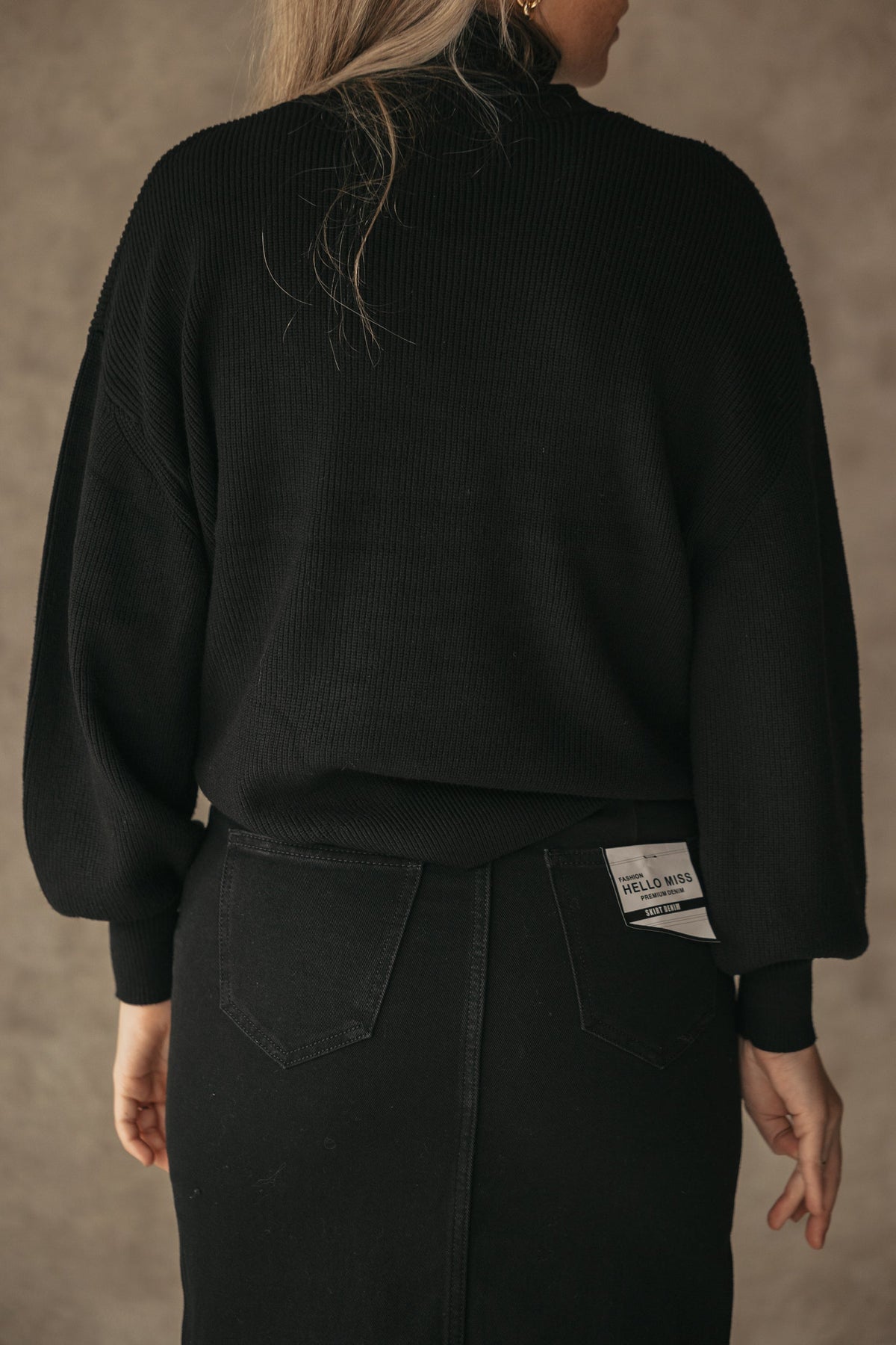 MSCHMagnea Rachelle pullover black - Bij Keesje