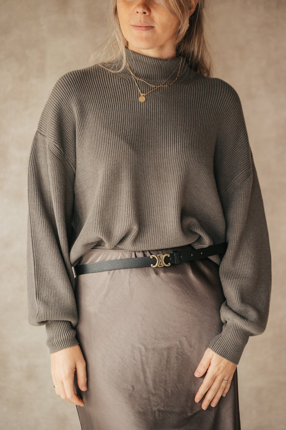 MSCHMagnea Rachelle pullover grey - Bij Keesje