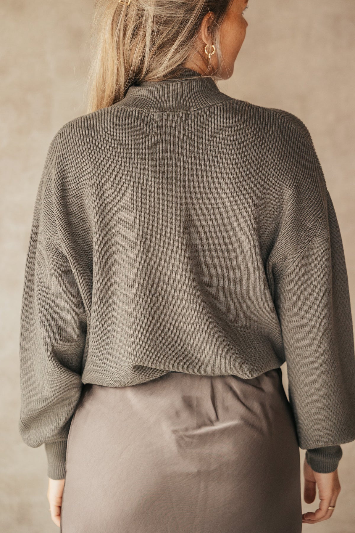 MSCHMagnea Rachelle pullover grey - Bij Keesje