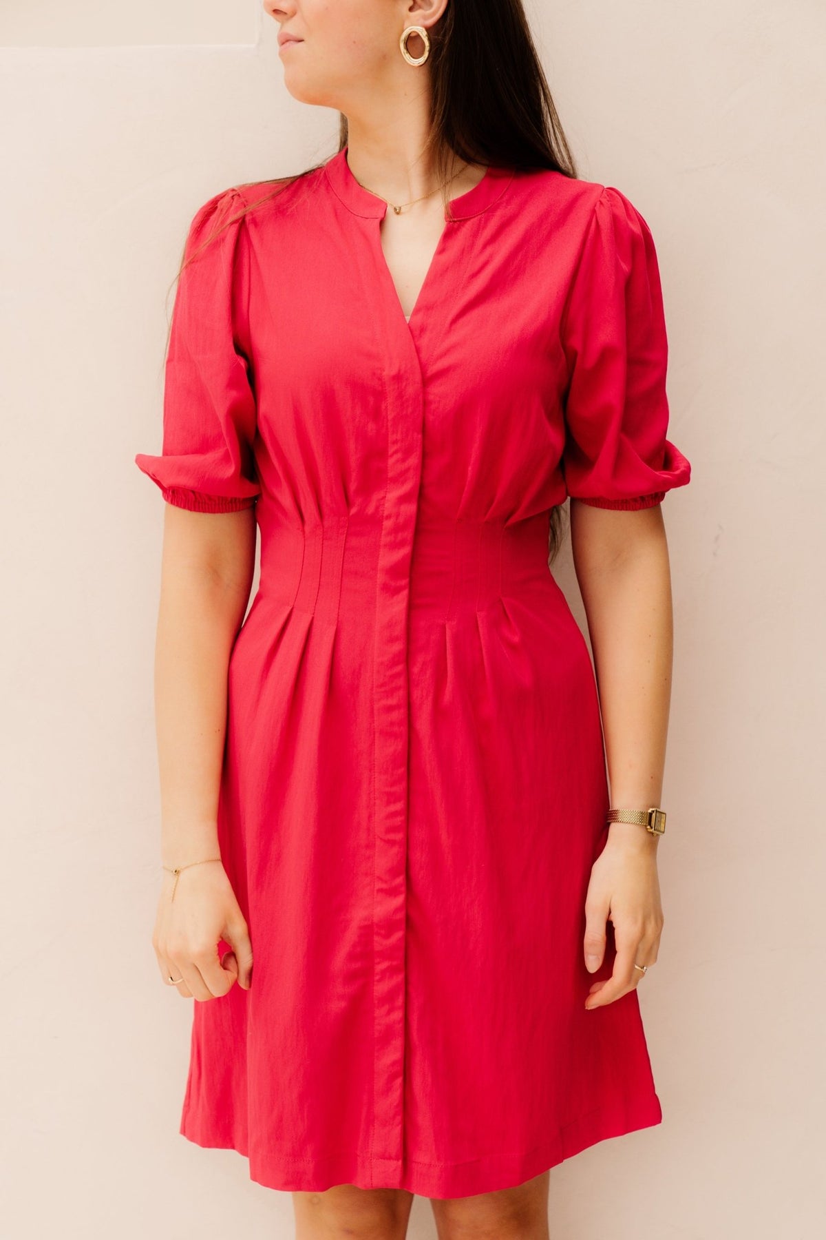 MSCHMalanie 3/4 Shirt Dress Jazzy - Bij Keesje - MSCH Copenhagen - Jurk