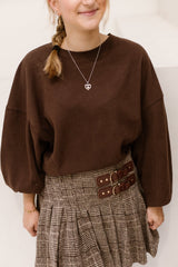 MSCHMarletta Sweatshirt Hot Fudge