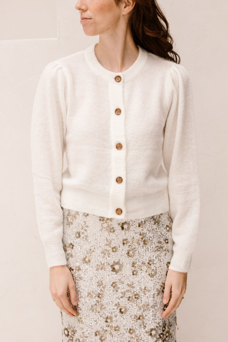 MSCHMiabelle Hope Cardigan egret - Bij Keesje - MSCH Copenhagen