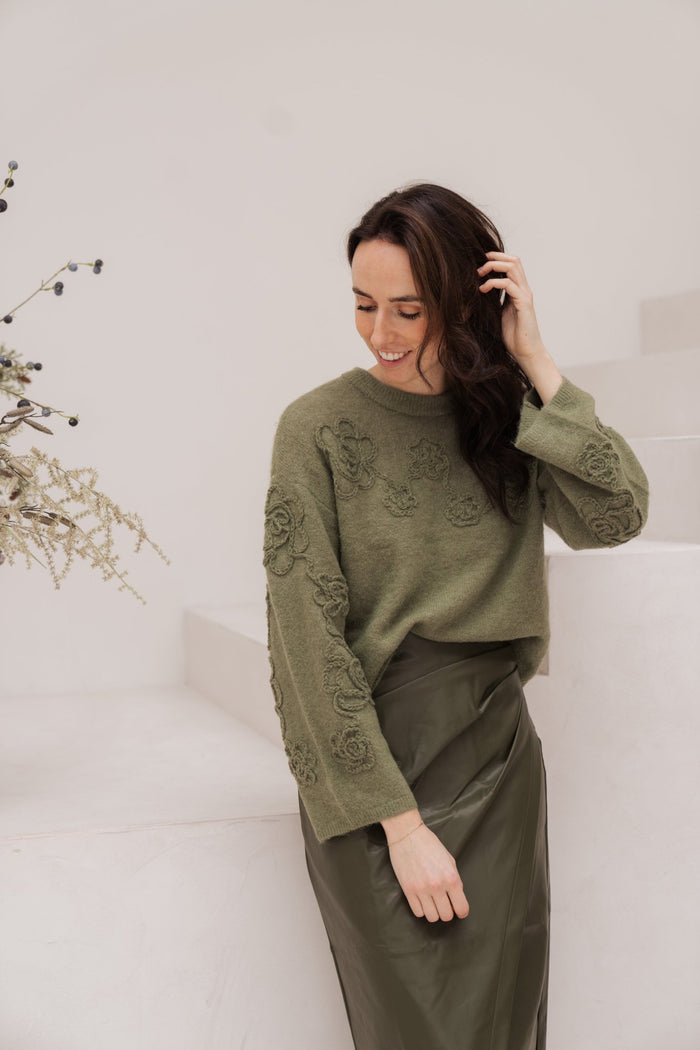 Mschmiabelle hope pullover olvine - Bij Keesje - MSCH Copenhagen