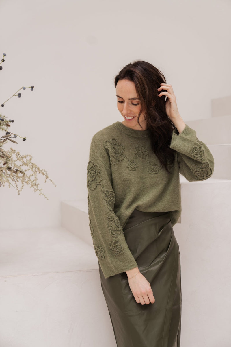 Mschmiabelle hope pullover olvine - Bij Keesje - MSCH Copenhagen